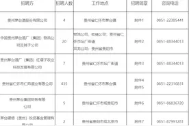 招聘超700人！茅台集团保健酒和技开公司开启扩招脚步 相关人士：酒类业务整合已初步完成图片