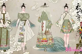 曹县一汉服企业设计作品成功入围第二届中国国际华服设计大赛决赛图片