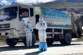 西藏阿里普兰出入境边防检查站民警在“疫”线图片