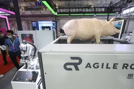 摊煎饼、船舶除锈、下棋，今年机器人大会有这些新花样图片