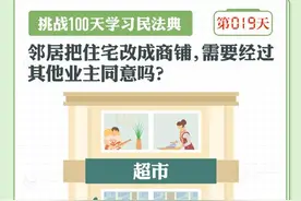 以案说法｜邻居把住宅改成商铺，需要经过其他业主同意吗？图片