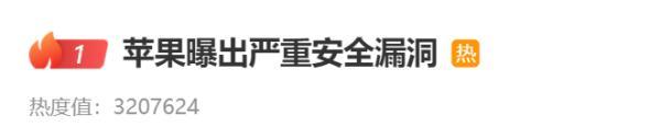 苹果曝出严重安全漏洞，涵盖了几乎所有产品
