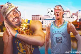 梅尔顿带队德鲁联赛夺冠，莫兰特祝贺图片