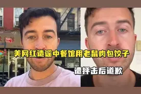 美国网红传谣称中餐馆用老鼠肉包饺子，被批种族歧视后道歉图片