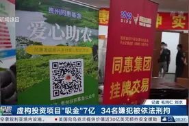 虚构投资项目“吸金”7亿 34名嫌犯被依法刑拘视频封面