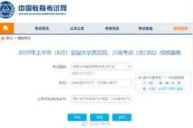 转发周知！四六级成绩能查啦图片