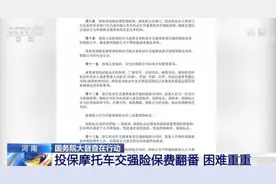 国务院大督查在行动｜投保摩托车交强险保费翻番？二手车交易内外有别？图片