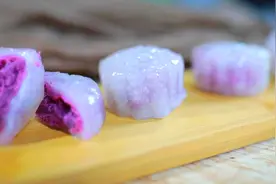 消暑美食丨紫薯水晶图片