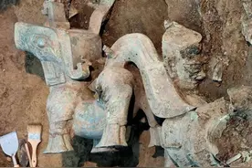 三星堆又又又上新！300斤最大青铜“神兽”或是麒麟？图片