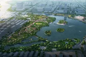 莱西月湖公园改造“扮靓”城市，东区预计下月开放图片