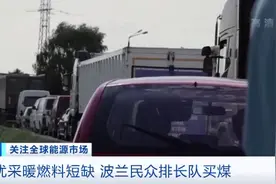 担忧采暖燃料短缺 波兰民众排长队买煤图片