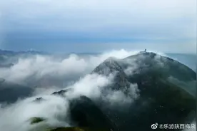 烟云缭绕的秦岭，宛如仙境图片