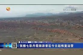「短视频」张掖七彩丹霞旅游景区今日起恢复运营图片