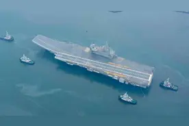 印度首艘国产航母“维克兰特”号今日正式服役图片