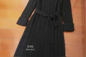 麻花：百搭又厚实的女士秋季羊绒连衣裙（有编织图解）图片