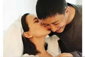 韩庚当爸了！携手卢靖姗宣布女儿出生图片
