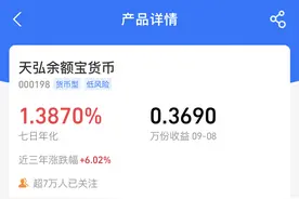 余额宝年化收益跌破1.4%，低风险基金中秋节居然闭门谢客，我们的闲钱该去哪里图片