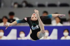 （体育）体操——全国锦标赛：女子自由体操决赛赛况图片