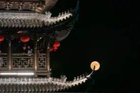 我“盟”共赏月 杭州上空的圆月美绝了图片