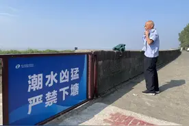 钱塘江边的五个“倔老头”，“喊潮”14年图片