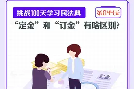以案说法｜“定金”和“订金”有啥区别？图片