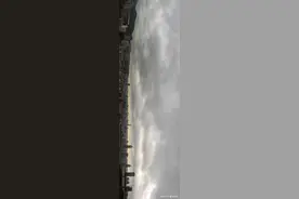 台风梅花逼近山东，济南上空乌云滚滚全景图壮观图片