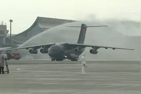 第九批在韩志愿军烈士遗骸回国专机降落在桃仙国际机场图片