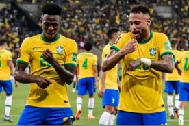 桑巴舞者！内马尔声援维尼修斯：下一粒进球，我们一起跳舞图片