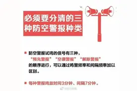 注意！今天上午10点浙江试鸣防空警报图片
