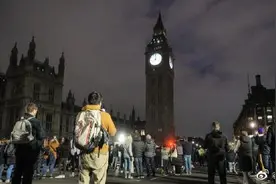 女王葬礼前夕，英国全国默哀一分钟图片