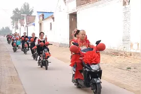 幸福感满满！武城这场“单车婚礼”别样浪漫图片