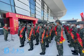 宿迁400名新兵满腔热血奔赴军营图片