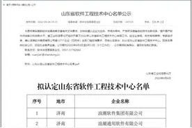 浪潮集团旗下7家公司认定为山东省软件工程技术中心图片