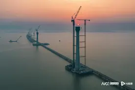 “海上小蛮腰”造型雏形初现，黄茅海跨海通道最近进展图片