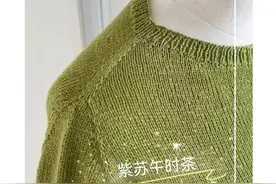 经典赫本圆领短袖套头衫（有编织说明）图片