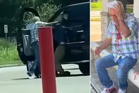 美国73岁老爷爷路见不平，赤手勇斗持枪劫持妇女的歹徒图片