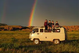 孩子确诊眼病后他们决定：趁孩子们看得见，带他们环游世界图片