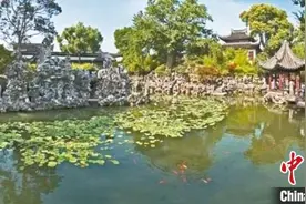 台媒看大陆：江苏苏州狮子林 假山奇石引人入胜图片