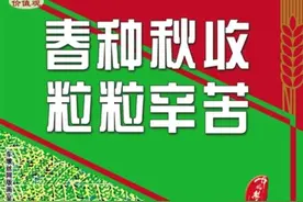 「公益广告」春种秋收 粒粒辛苦图片