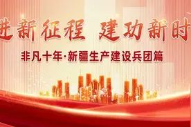 非凡十年丨新疆生产建设兵团：为安边固疆人提供坚实保障图片