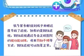 眼睛模糊看不清 注意是不是“假性近视”图片