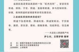 健康日历9.28|什么是盆底肌，盆底肌受损的症状有哪些？图片