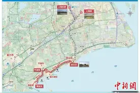 上海金山至浙江平湖市域铁路浙江段开工建设图片