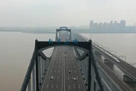 （经济）国内首座多跨长联公轨两用钢桁梁桥通车图片
