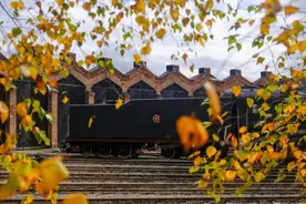 小兴安岭秋天，邂逅中东铁路图片