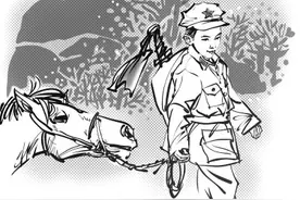 拾起他们童年时代的红色萌芽图片