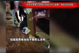 的哥送还手机索要200元车费失主报警，也没必要指责女孩图片