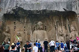 走进龙门石窟图片