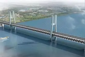 北沿江高铁将实现高铁过江不减速的梦想图片