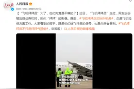 “飞机拜拜员”火了，他们究竟是干嘛的？图片
